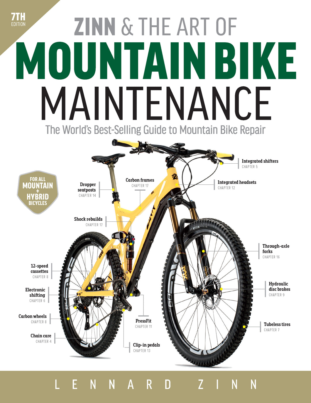 Zinn and the Art of Mountain Bike Maintenance, 7th Edition